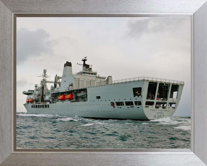 RFA Fort Victoria A387 Fort Class Tanker Port Quarter View