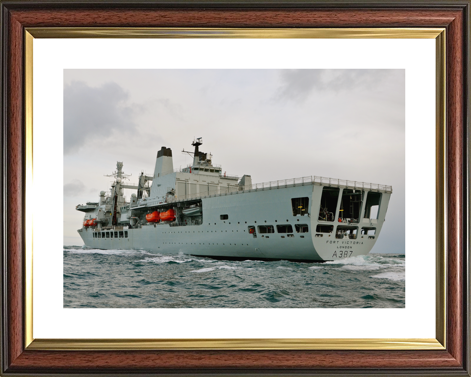 RFA Fort Victoria A387 Fort Class Tanker Port Quarter View