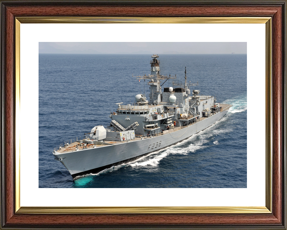 HMS Northumberland F238 Type 23 Frigate September 2014 High Starboard Bow View Photo Print - Posters, Prints, & Visual Artwork - by Hampshire Prints (image 8 of 9)