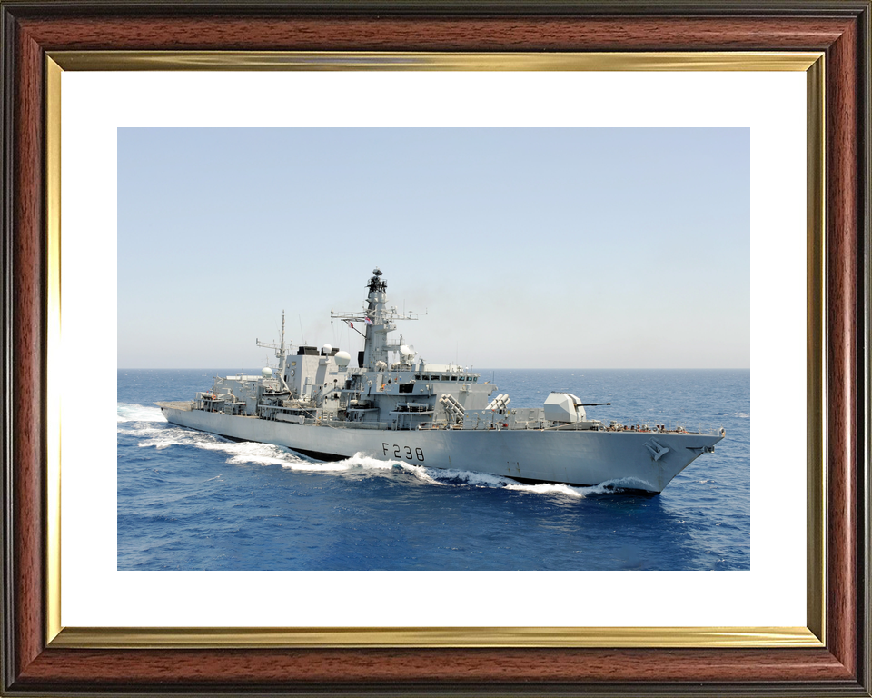 HMS Northumberland F238 Type 23 Frigate May 2010 Underway Photo Print - Posters, Prints, & Visual Artwork - by Hampshire Prints (image 8 of 9)