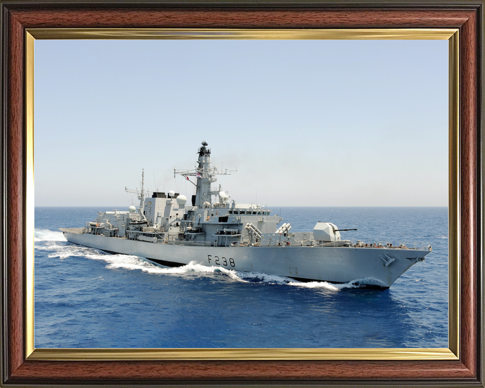 HMS Northumberland F238 Type 23 Frigate May 2010 Underway Photo Print - Posters, Prints, & Visual Artwork - by Hampshire Prints (image 9 of 9)