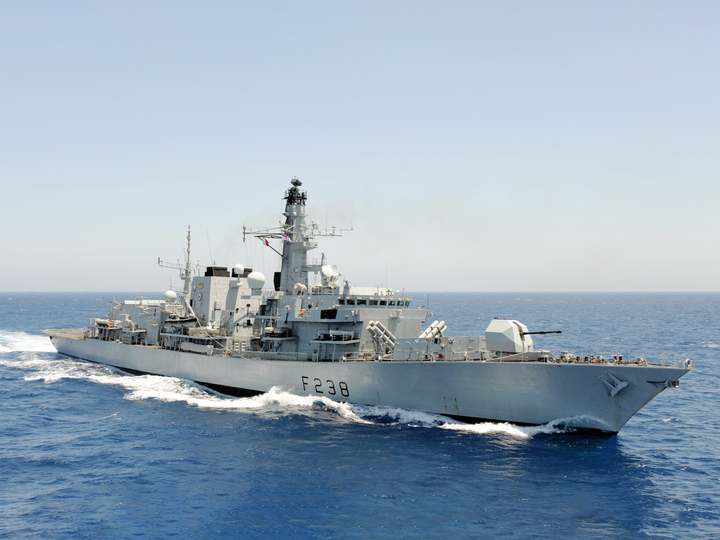 HMS Northumberland F238 Type 23 Frigate May 2010 Underway Photo Print - Posters, Prints, & Visual Artwork - by Hampshire Prints (image 1 of 9)
