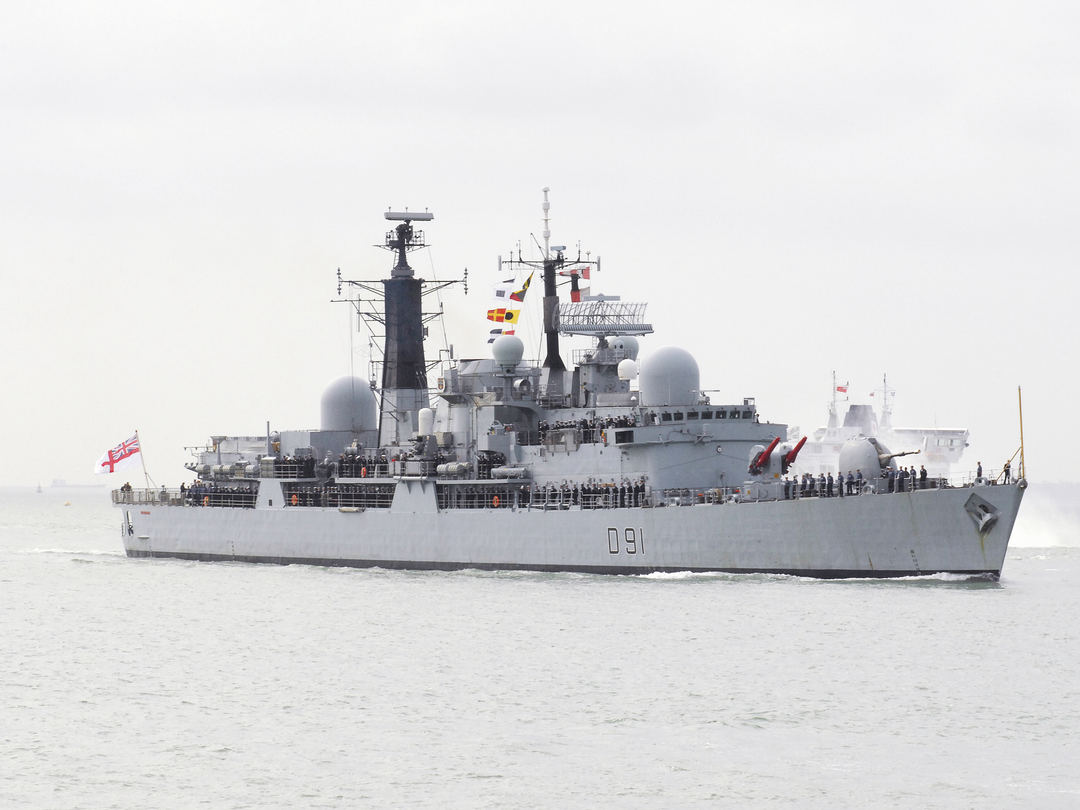HMS Nottingham D91 Type 42 Destroyer April 2008 Photo Print - Posters, Prints, & Visual Artwork - by Hampshire Prints (image 1 of 9)
