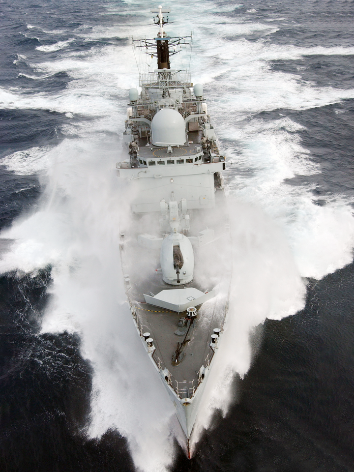 HMS Nottingham D91 Type 42 Destroyer September 2004 Photo Print - Posters, Prints, & Visual Artwork - by Hampshire Prints (image 1 of 9)