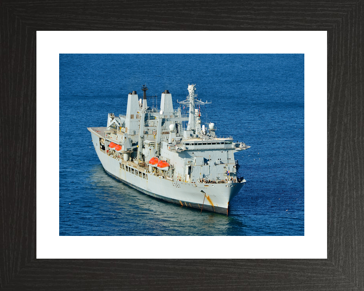 RFA Fort Victoria A387 Fort Class Tanker Sat at Anchor