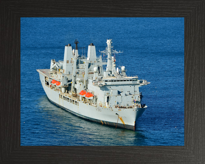 RFA Fort Victoria A387 Fort Class Tanker Sat at Anchor