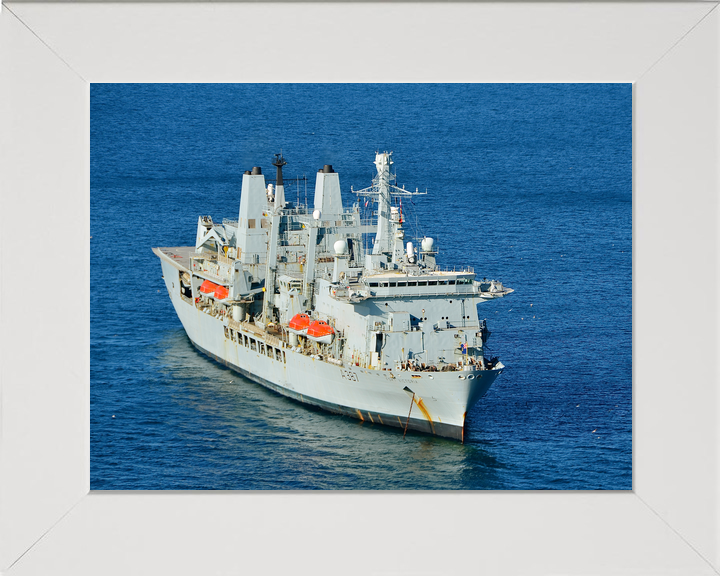 RFA Fort Victoria A387 Fort Class Tanker Sat at Anchor