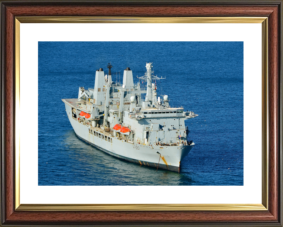 RFA Fort Victoria A387 Fort Class Tanker Sat at Anchor