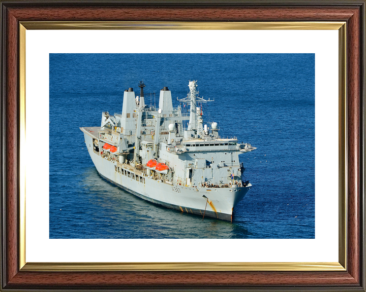 RFA Fort Victoria A387 Fort Class Tanker Sat at Anchor