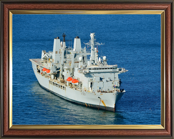 RFA Fort Victoria A387 Fort Class Tanker Sat at Anchor