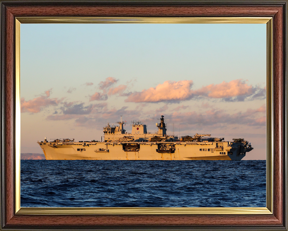 HMS Ocean L12 Landing Platform Helicopter November 2017 Photo Print - Posters, Prints, & Visual Artwork - by Hampshire Prints (image 9 of 9)