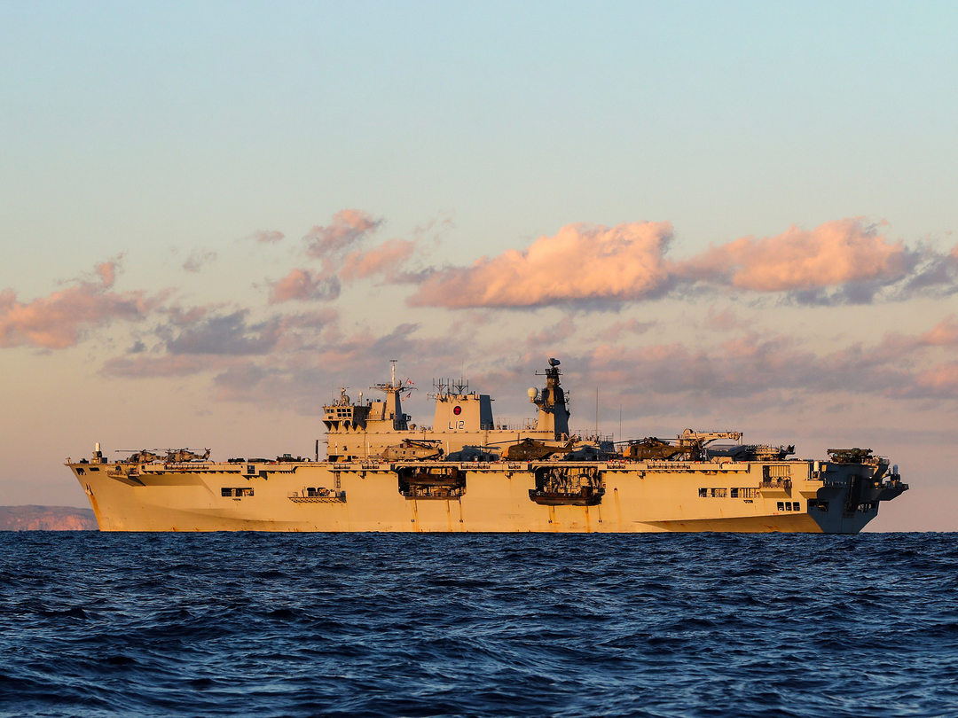 HMS Ocean L12 Landing Platform Helicopter November 2017 Photo Print - Posters, Prints, & Visual Artwork - by Hampshire Prints (image 1 of 9)