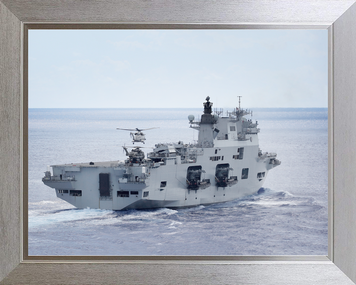HMS Ocean L12 Landing Platform Helicopter September 2017 Starboard Quarter View Photo Print - Posters, Prints, & Visual Artwork - by Hampshire Prints (image 7 of 9)