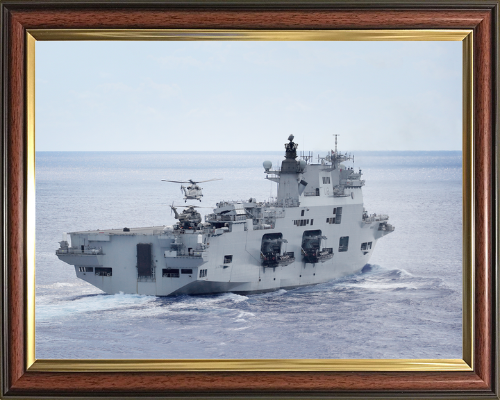 HMS Ocean L12 Landing Platform Helicopter September 2017 Starboard Quarter View Photo Print - Posters, Prints, & Visual Artwork - by Hampshire Prints (image 9 of 9)