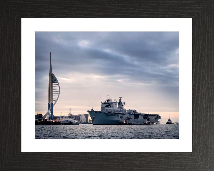 HMS Ocean L12 Landing Platform Helicopter February 2018 Photo Print - Posters, Prints, & Visual Artwork - by Hampshire Prints (image 2 of 9)