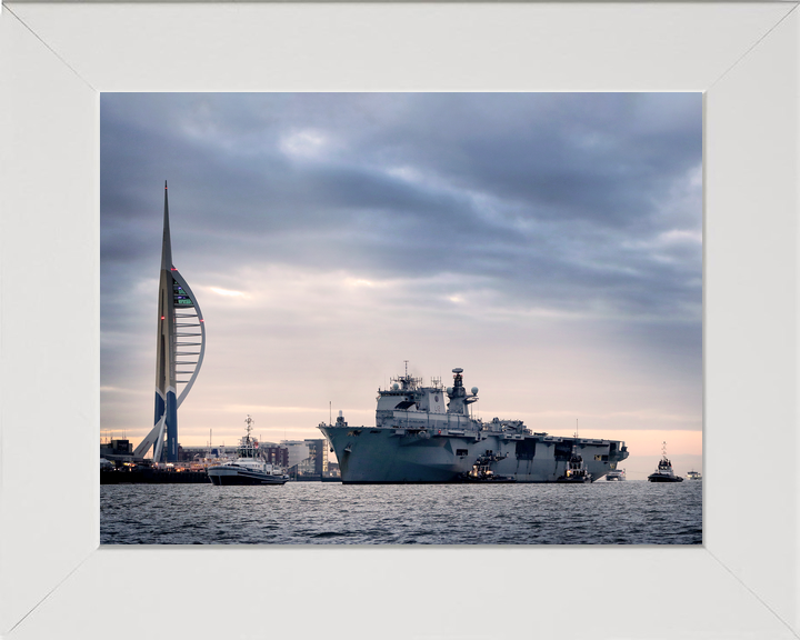 HMS Ocean L12 Landing Platform Helicopter February 2018 Photo Print - Posters, Prints, & Visual Artwork - by Hampshire Prints (image 5 of 9)