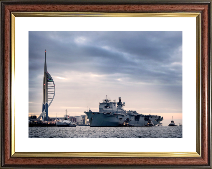 HMS Ocean L12 Landing Platform Helicopter February 2018 Photo Print - Posters, Prints, & Visual Artwork - by Hampshire Prints (image 8 of 9)