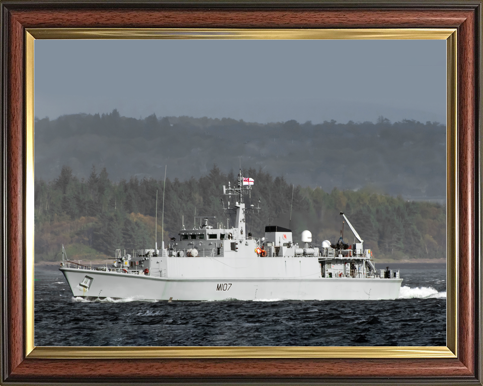HMS Pembroke M107 Sandown Class Minehunter October 2015 Photo Print - Posters, Prints, & Visual Artwork - by Hampshire Prints (image 9 of 9)