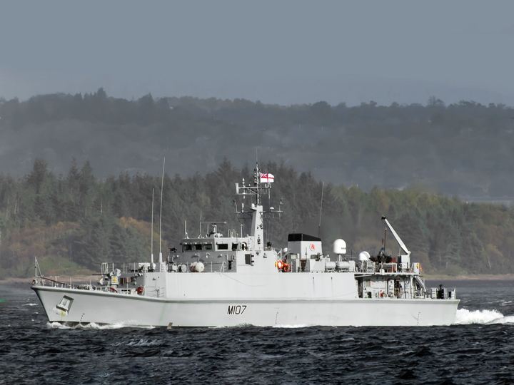 HMS Pembroke M107 Sandown Class Minehunter October 2015 Photo Print - Posters, Prints, & Visual Artwork - by Hampshire Prints (image 1 of 9)