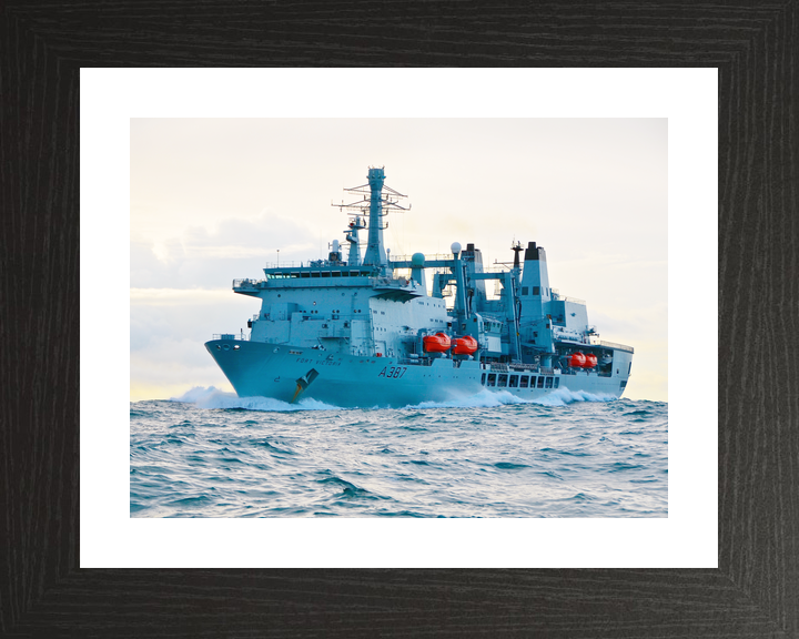 RFA Fort Victoria A387 Fort Class Tanker February 2015 At Sea