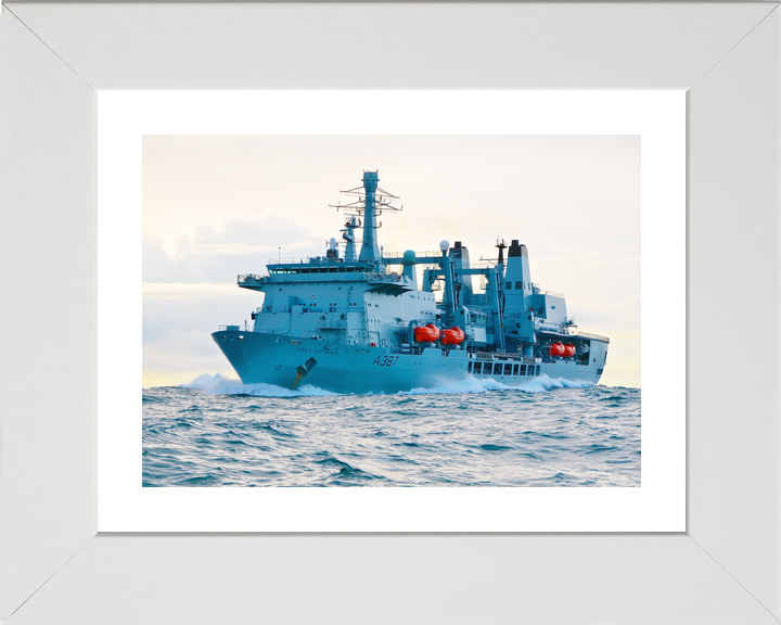 RFA Fort Victoria A387 Fort Class Tanker February 2015 At Sea