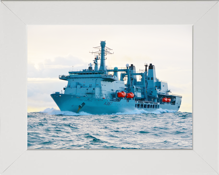 RFA Fort Victoria A387 Fort Class Tanker February 2015 At Sea