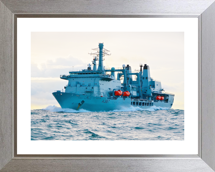 RFA Fort Victoria A387 Fort Class Tanker February 2015 At Sea