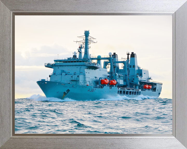 RFA Fort Victoria A387 Fort Class Tanker February 2015 At Sea