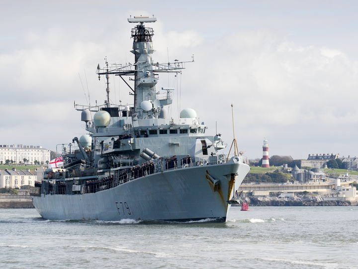 HMS Portland F79 Type 23 Frigate March 2017 Plymouth Photo Print - Posters, Prints, & Visual Artwork - by Hampshire Prints (image 1 of 9)