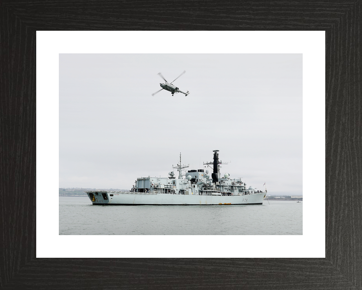 HMS Portland F79 Type 23 Frigate March 2017 At Anchor Photo Print - Posters, Prints, & Visual Artwork - by Hampshire Prints (image 2 of 9)