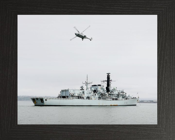 HMS Portland F79 Type 23 Frigate March 2017 At Anchor Photo Print - Posters, Prints, & Visual Artwork - by Hampshire Prints (image 3 of 9)