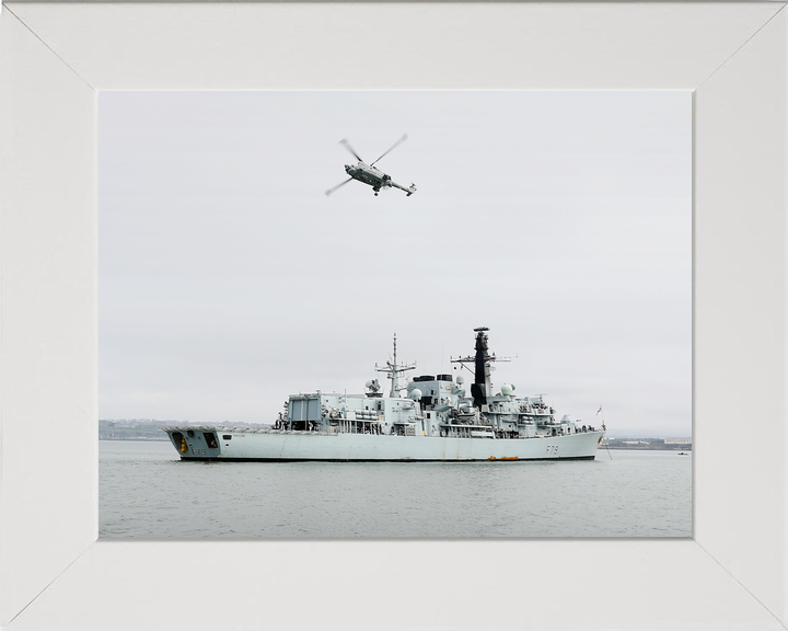 HMS Portland F79 Type 23 Frigate March 2017 At Anchor Photo Print - Posters, Prints, & Visual Artwork - by Hampshire Prints (image 5 of 9)