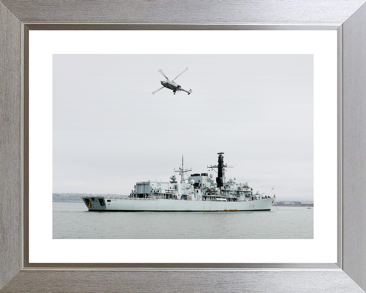 HMS Portland F79 Type 23 Frigate March 2017 At Anchor Photo Print - Posters, Prints, & Visual Artwork - by Hampshire Prints (image 6 of 9)