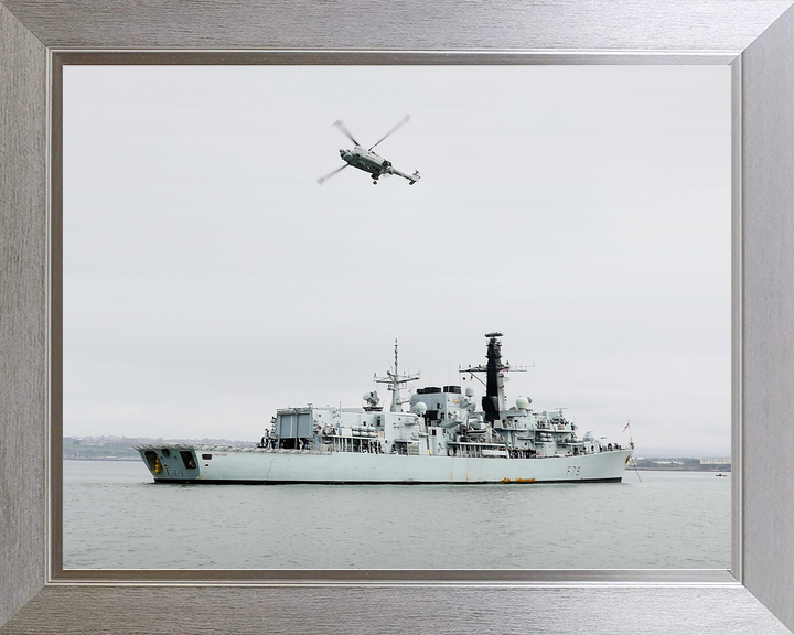 HMS Portland F79 Type 23 Frigate March 2017 At Anchor Photo Print - Posters, Prints, & Visual Artwork - by Hampshire Prints (image 7 of 9)