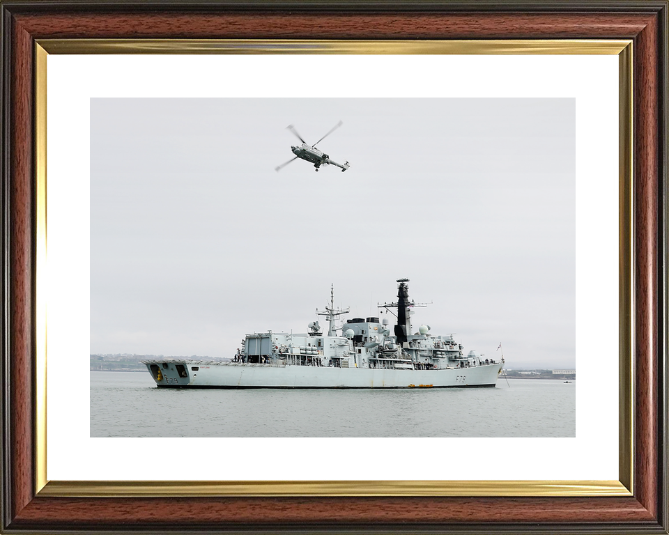 HMS Portland F79 Type 23 Frigate March 2017 At Anchor Photo Print - Posters, Prints, & Visual Artwork - by Hampshire Prints (image 8 of 9)
