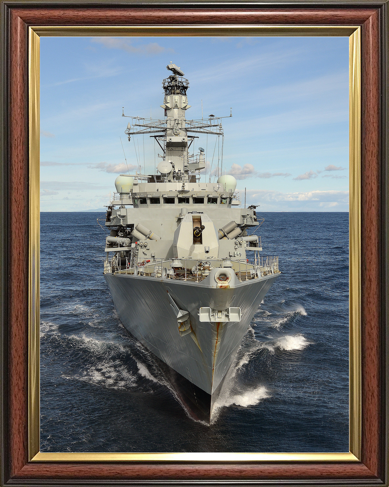HMS Portland F79 Type 23 Frigate January 2014 Photo Print - Posters, Prints, & Visual Artwork - by Hampshire Prints (image 9 of 9)