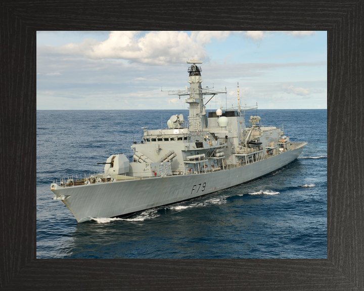 HMS Portland F79 Type 23 Frigate March 2024 Port Bow View At Sea Photo Print - Posters, Prints, & Visual Artwork - by Hampshire Prints (image 3 of 9)