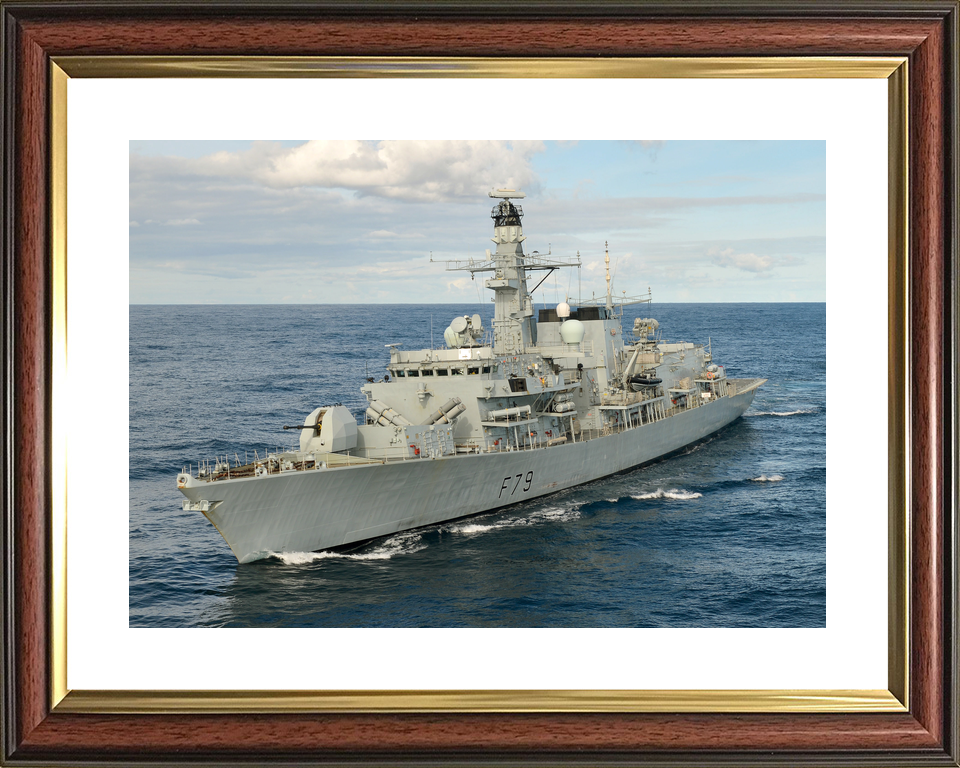 HMS Portland F79 Type 23 Frigate March 2024 Port Bow View At Sea Photo Print - Posters, Prints, & Visual Artwork - by Hampshire Prints (image 8 of 9)