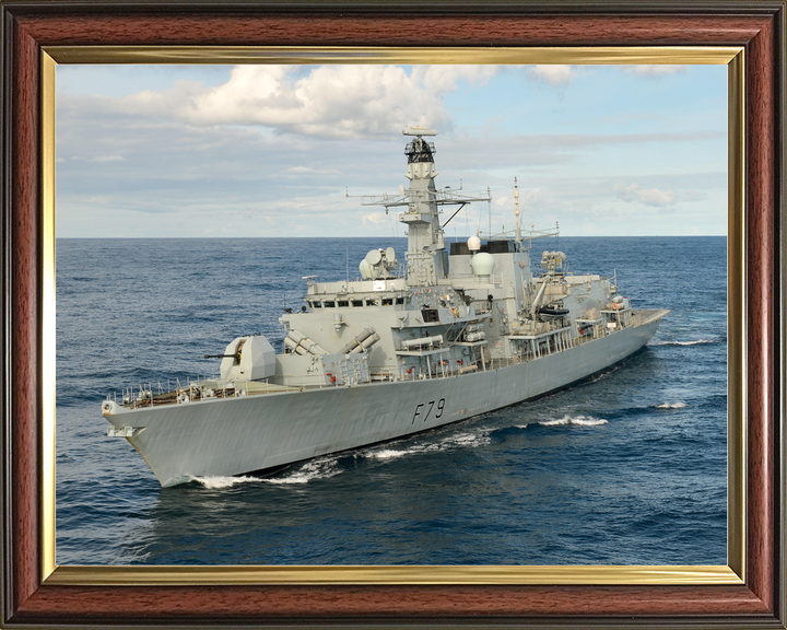 HMS Portland F79 Type 23 Frigate March 2024 Port Bow View At Sea Photo Print - Posters, Prints, & Visual Artwork - by Hampshire Prints (image 9 of 9)