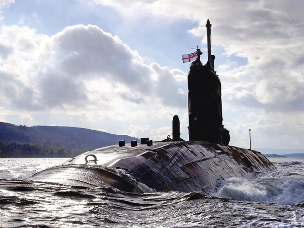 HMS Superb S109 Swiftsure Class Submarine 2007 Middle East