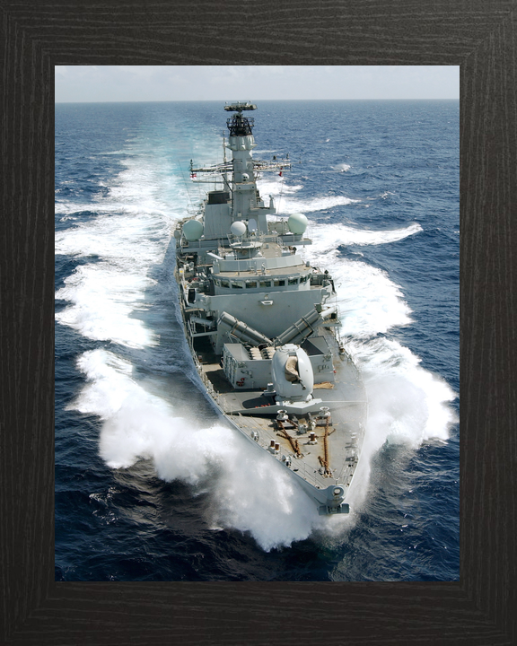 HMS Portland F79 Type 23 Frigate April 2005 High Port Bow View Photo Print - Posters, Prints, & Visual Artwork - by Hampshire Prints (image 3 of 9)