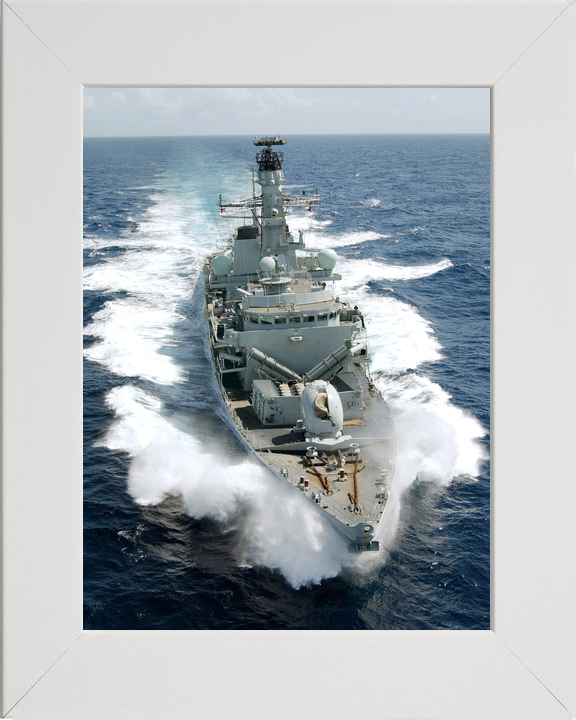HMS Portland F79 Type 23 Frigate April 2005 High Port Bow View Photo Print - Posters, Prints, & Visual Artwork - by Hampshire Prints (image 5 of 9)