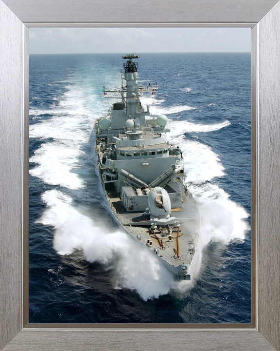 HMS Portland F79 Type 23 Frigate April 2005 High Port Bow View Photo Print - Posters, Prints, & Visual Artwork - by Hampshire Prints (image 7 of 9)