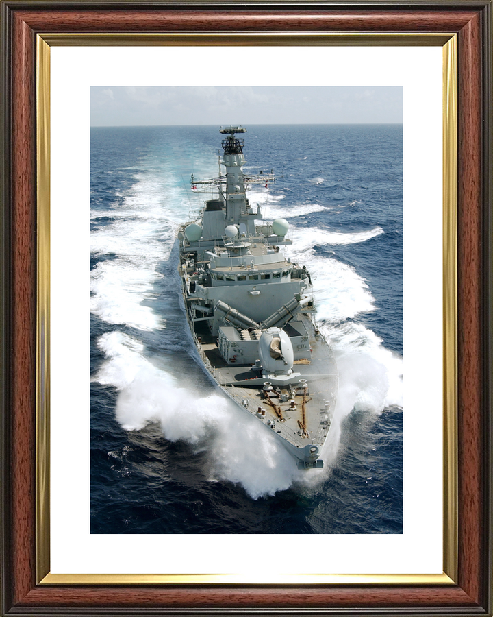 HMS Portland F79 Type 23 Frigate April 2005 High Port Bow View Photo Print - Posters, Prints, & Visual Artwork - by Hampshire Prints (image 8 of 9)
