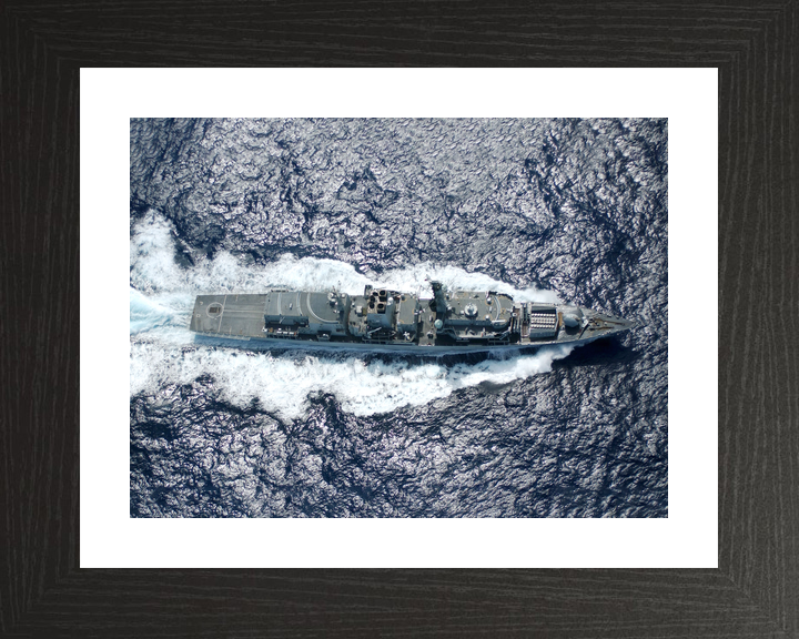 HMS Portland F79 Type 23 Frigate April 2005 Underway from Above Photo Print - Posters, Prints, & Visual Artwork - by Hampshire Prints (image 2 of 9)