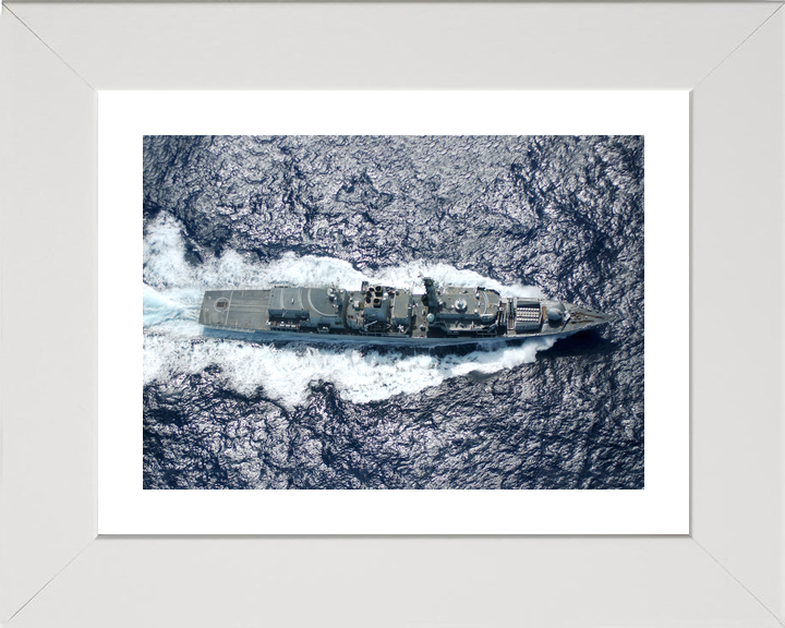 HMS Portland F79 Type 23 Frigate April 2005 Underway from Above Photo Print - Posters, Prints, & Visual Artwork - by Hampshire Prints (image 4 of 9)