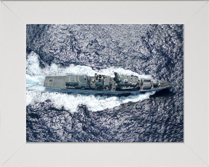 HMS Portland F79 Type 23 Frigate April 2005 Underway from Above Photo Print - Posters, Prints, & Visual Artwork - by Hampshire Prints (image 5 of 9)