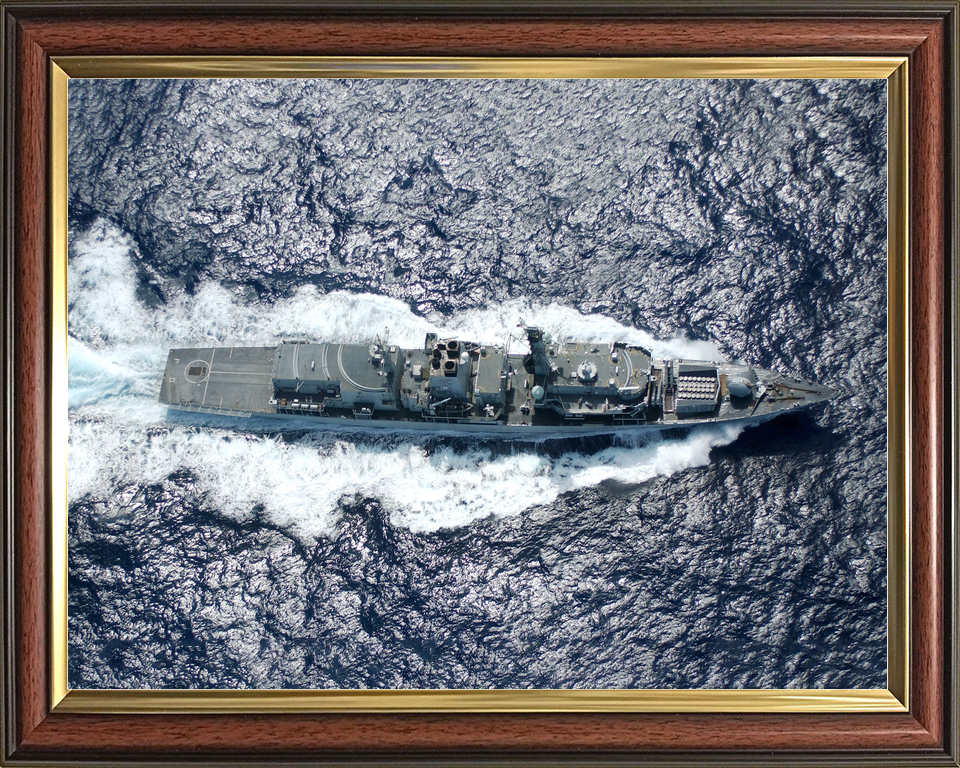 HMS Portland F79 Type 23 Frigate April 2005 Underway from Above Photo Print - Posters, Prints, & Visual Artwork - by Hampshire Prints (image 9 of 9)