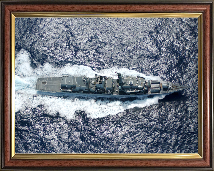 HMS Portland F79 Type 23 Frigate April 2005 Underway from Above Photo Print - Posters, Prints, & Visual Artwork - by Hampshire Prints (image 9 of 9)