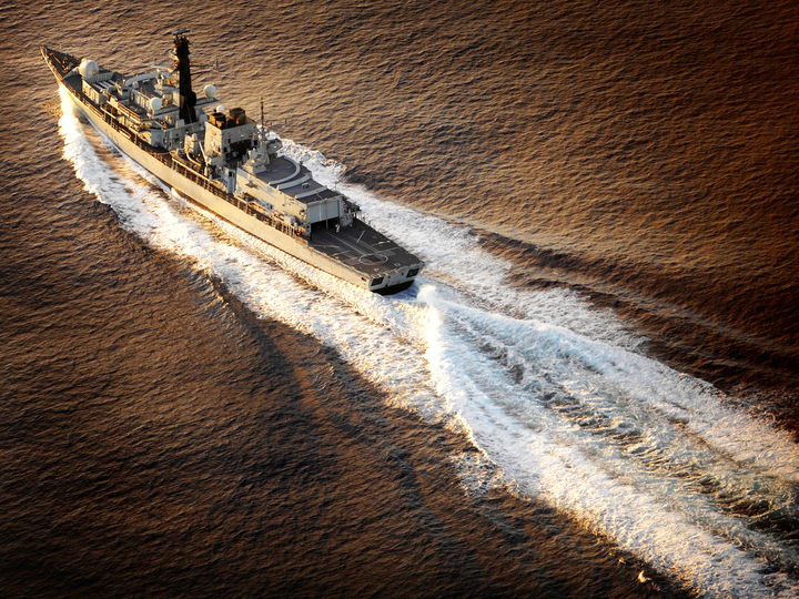 HMS Portland F79 Type 23 Frigate October 2007 Photo Print - Posters, Prints, & Visual Artwork - by Hampshire Prints (image 1 of 9)